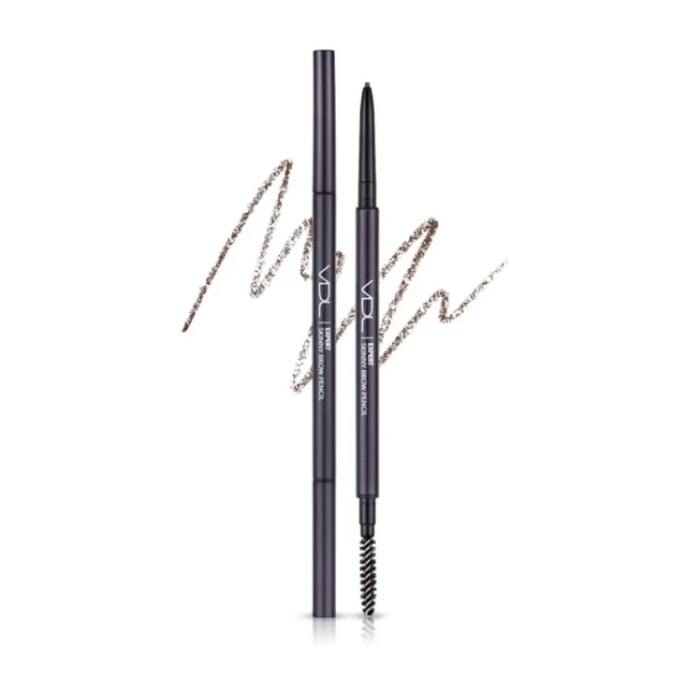 VDL Expert Skinny Brow Pencil 01 Dark Brown x2