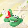 Crocodile Mouth-Opening Plush Slippers - Hilarious Walking Cotton Slippers - Perfect Gift for Girlfriends and Besties