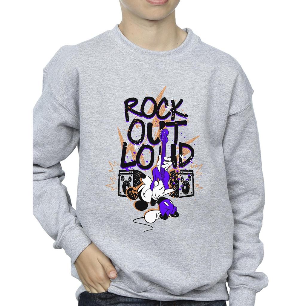 Disney Boys Mickey Mouse Rock Out Loud Sweatshirt