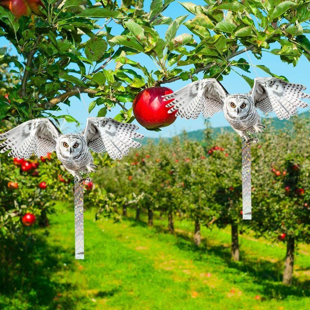 Waterproof Bird Repel Scare Devices Hanging Bird Repeller Durable Owl Artificial Scarecrow  Outdoor