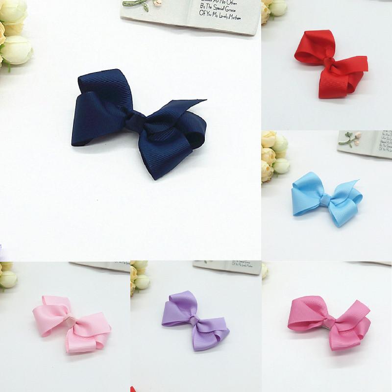 Детские заколки для волос с синей лентой, бабочкой-бантом, для девочек, подарочный набор