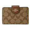 Outlet Bifold Wallet C0082 IME74 Signature Canvas Brown [Coach] Brown/Gold [Item]