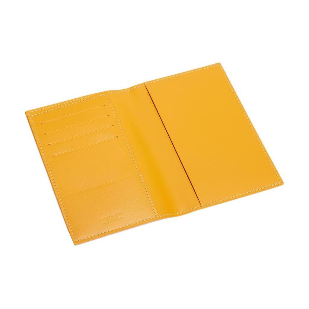 Goyard Кошелек с клапаном и принтом Grenelle Y, Держатель для паспорта, Маленькие кошельки унисекс, Желтый GRENELPMLTY-08CL08X