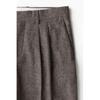 H M Wool Blend Pants Loose Fit Dark Grey