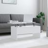 VidaXL Coffee Table White 102x50.5x46.5 Cm Engineered Wood 809719