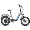 JOBOBIKE Romer 20" Складной электровелосипед 250 Вт двигатель Bafang, 48 В 15 Ач аккумулятор Складной электровелосипед с аккумулятором LG