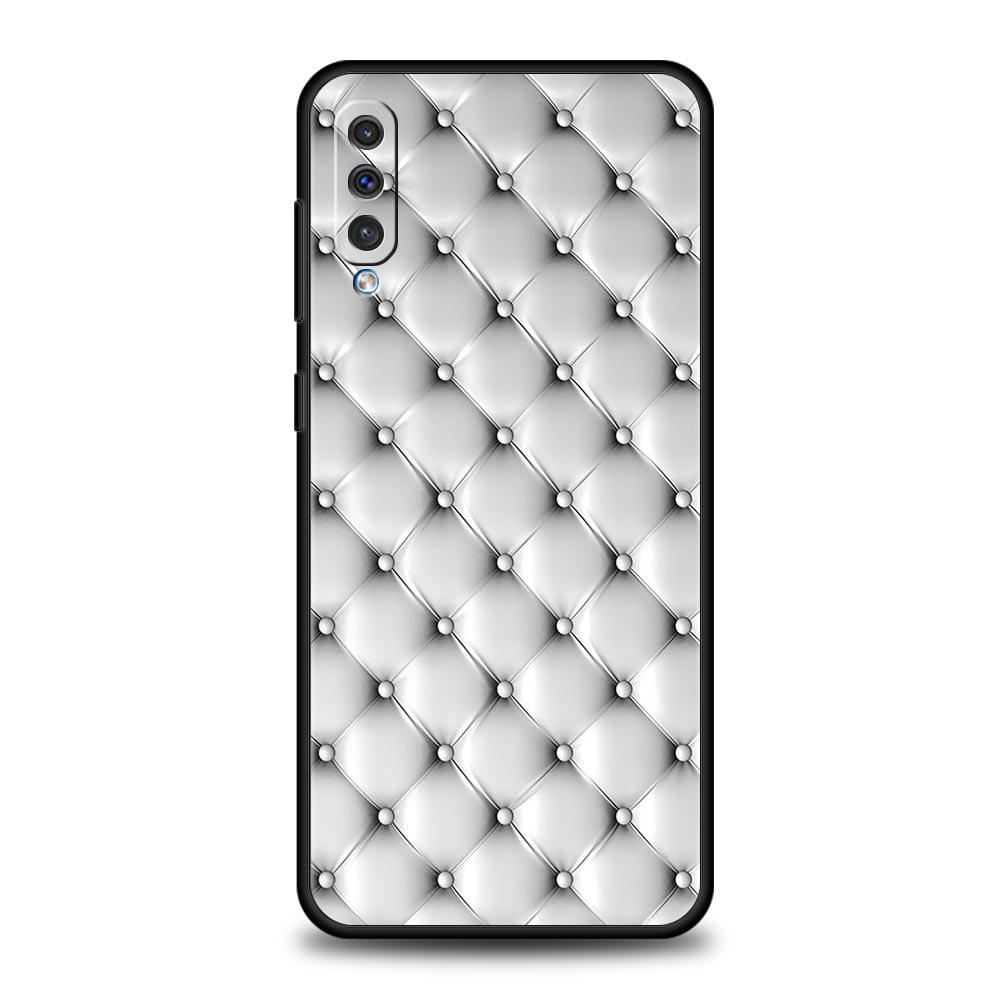 Диван с стеганой текстурой Узор Корона Чехол для телефона Для Samsung A56 A36 A26 A34 A17 A16 A06 A14 A12 A54 A72 A22 A52 A50 A40 A32 Чехол