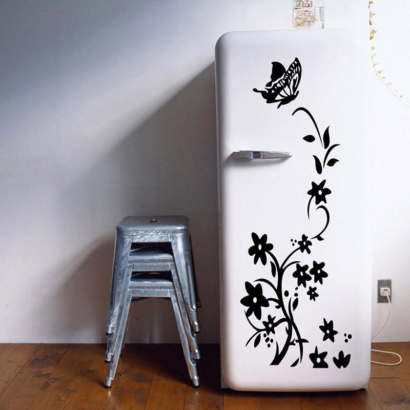Butterfly Refrigerator Sticker Home Decoration Kitchen Mural Diy Wall Stickers
