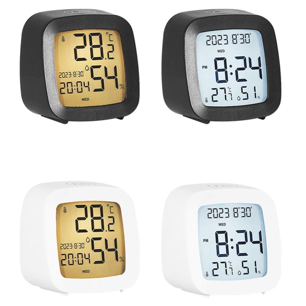 Humidity Monitor Convenient Small Alarm Clock Battery Operated Led Alarm Clock
