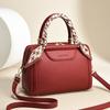 Бостонская женская сумка 2025 новая высококлассная сумка из искусственной кожи большой вместимости на плечо, сумка-мессенджер, женская сумочка женская