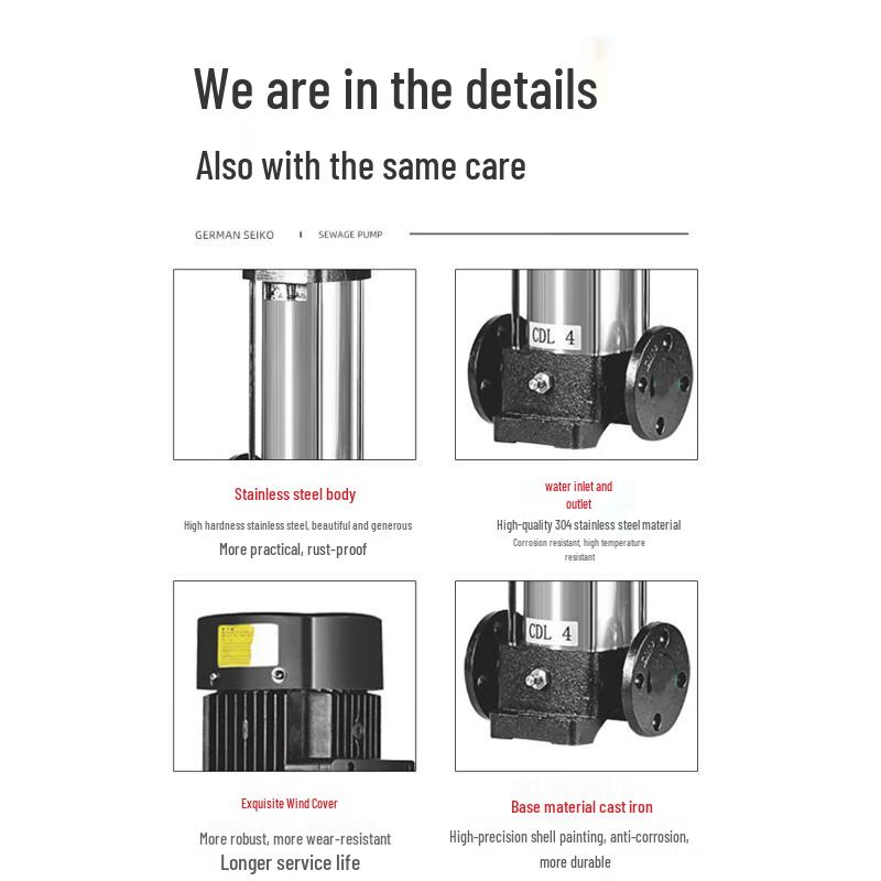 ZOEBE Vertical Multistage Centrifugal Booster Pump