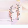 Lindon Women's Zircon Copper Alloy Earrings - Wedding Party Gift Pendant Earrings