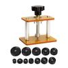 Watch Press Set Back Case Closer Replacement Repair Tool Kit Stamping Machine with 12 Dies Model 1