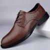 Formal Genuine Leather Shoes for Men Lace Up Oxfords Shoes Male Wedding Party Office Business Footwear Versatile Casual Sneakers