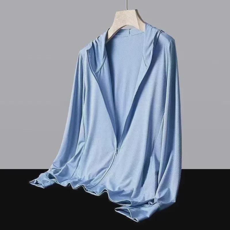 Ультратонкая куртка Ice Silk с защитой от ультрафиолета для мужчин и женщин - дышащая летняя одежда для рыбалки на открытом воздухе