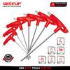 WISEUP 7Pcs Allen Wrench Set T-Handle Hex Key Hexagon Screwdriver For Car Bike Motorycle Repair Hand Tools 2 2.5 3 4 5 6 8 Mm
