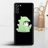 Чехол для Samsung Galaxy S22 S20 Ultra S21 FE S10 S9 Plus Note 20 10 Lite 9 Мягкая телефонная крышка Чехол Динозавр Мультяшный