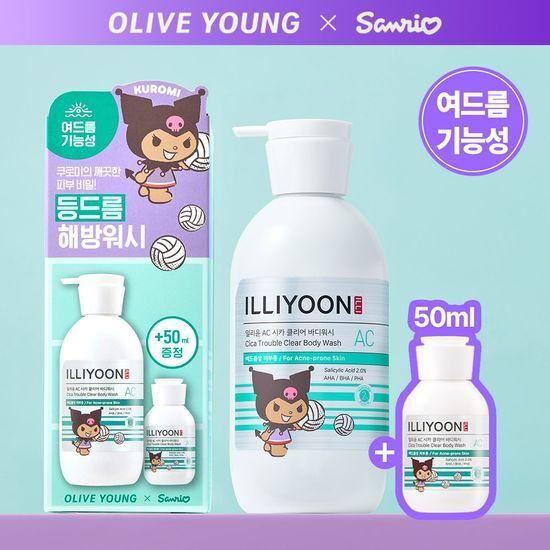 ILLIYOON Cica Acne Гель для душа для тела 400+50 мл (Планируемый/Индивидуальный продукт)