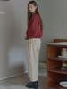 AVANT-G Corduroy Crop Banding Pants - Cream