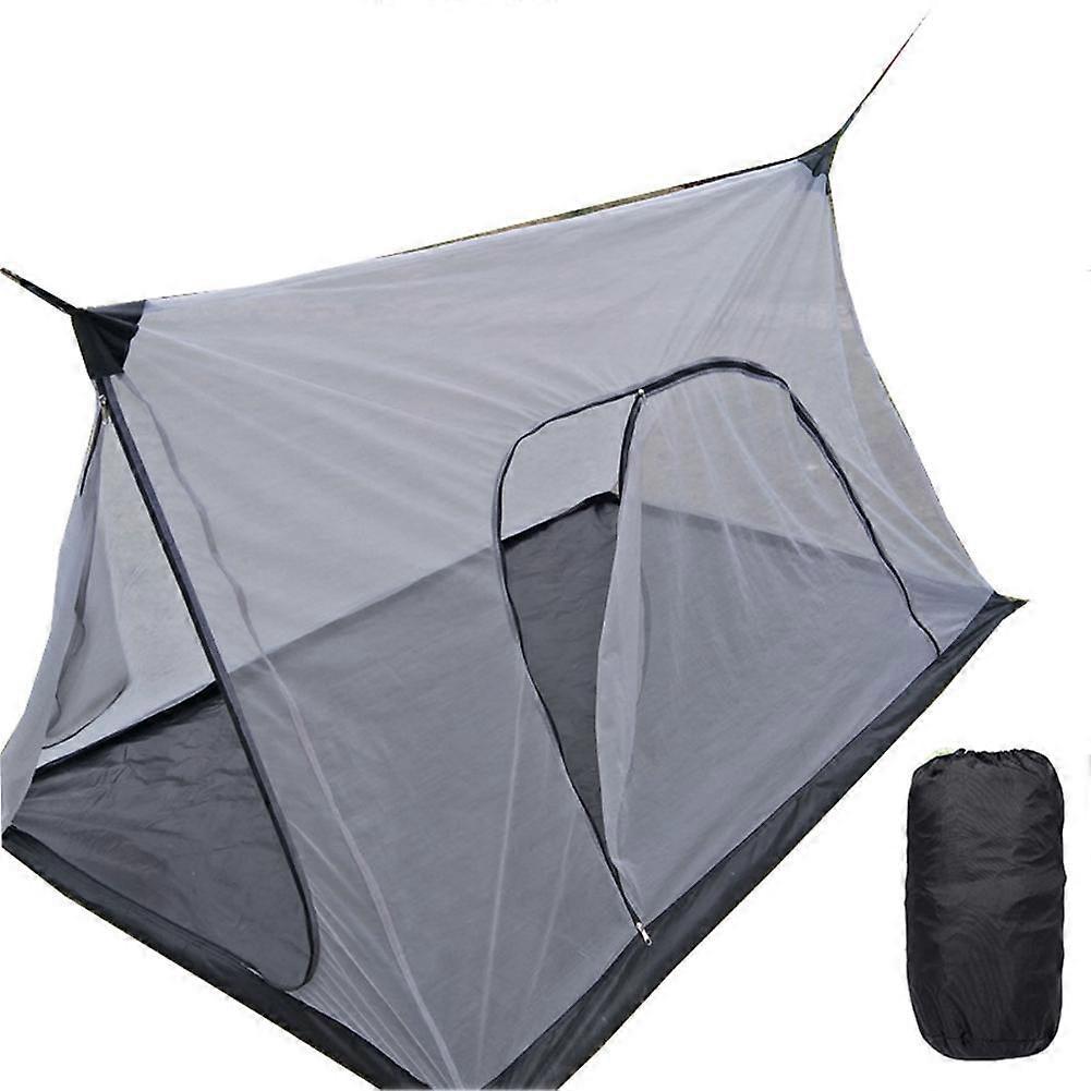 Portable Camping Tent Mosquito Net A-shaped Ultralight Summer Mesh Tent