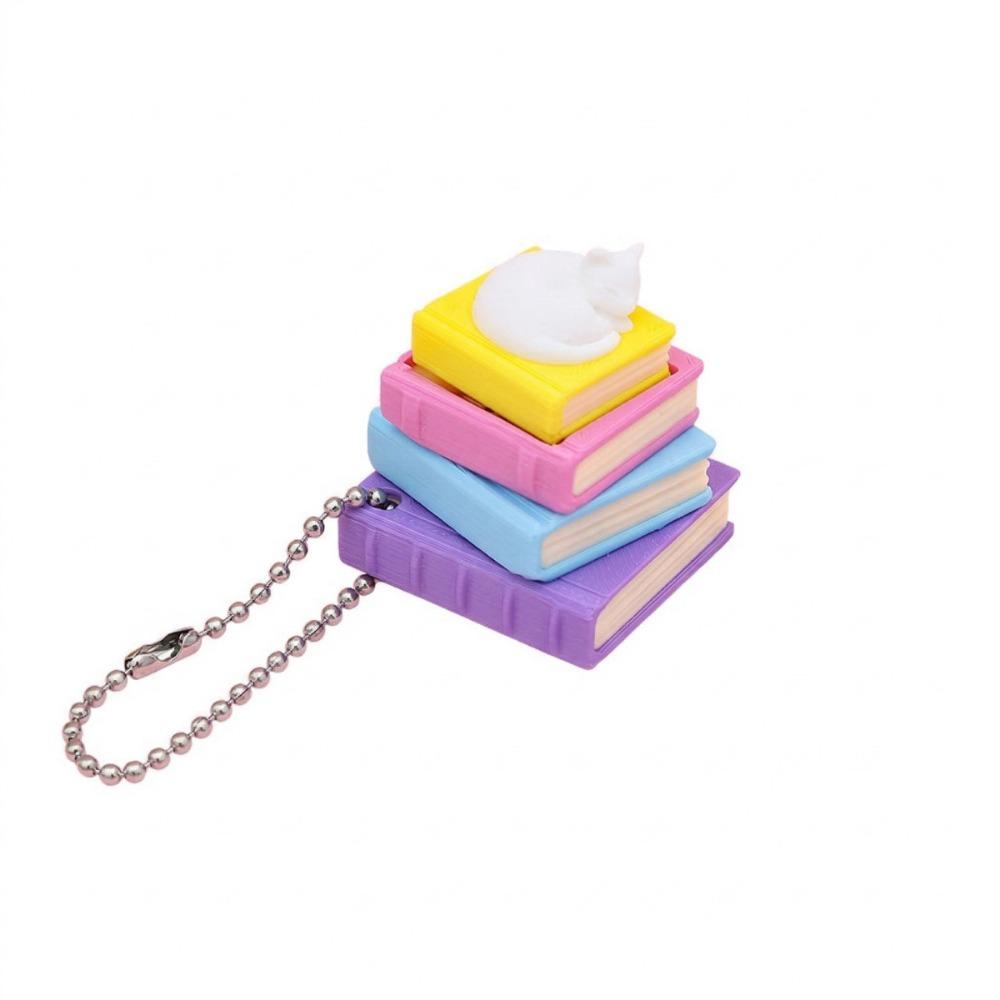 3D Printed 3D Printed Keychain PLA Funny Fidget Toy Waterproof Book Series Pendants Wedding Gift
