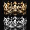 Мужская Императорская Средневековая Корона Флер де Лис 5,5 см, высота 17 см, диаметр