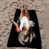 B-bianchi-S Bicycle Logo Microfiber Blanket Quick Drying Beach Towels Oversized Printing Super Absorbent Pool Towel Blanket