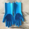 Multifunctional Silicone Gloves for Pet Bathing, Kitchen Cleaning, and Dishwashing - Women's Thickened Design