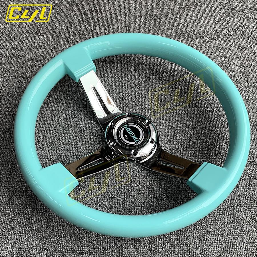 CYL Jdm Car Parts Universal ABS Steering Wheel 14inch 350mm Deep Dish Racing Drifting Steering Wheel