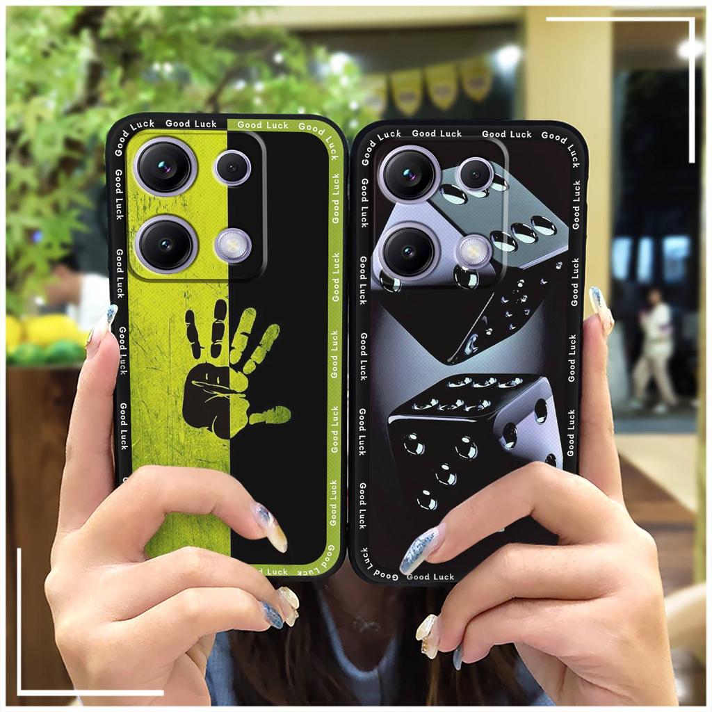 Anti-dust Silicone Phone Case For Redmi Note14S Global Back Cover Fashion Design Cartoon Anti-knock Soft Case TPU Cute