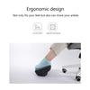 Foot Rest Under Desk Cushion Ergonomic Half Cylinder Pad for Extra Leg Support Soft Foot Stool