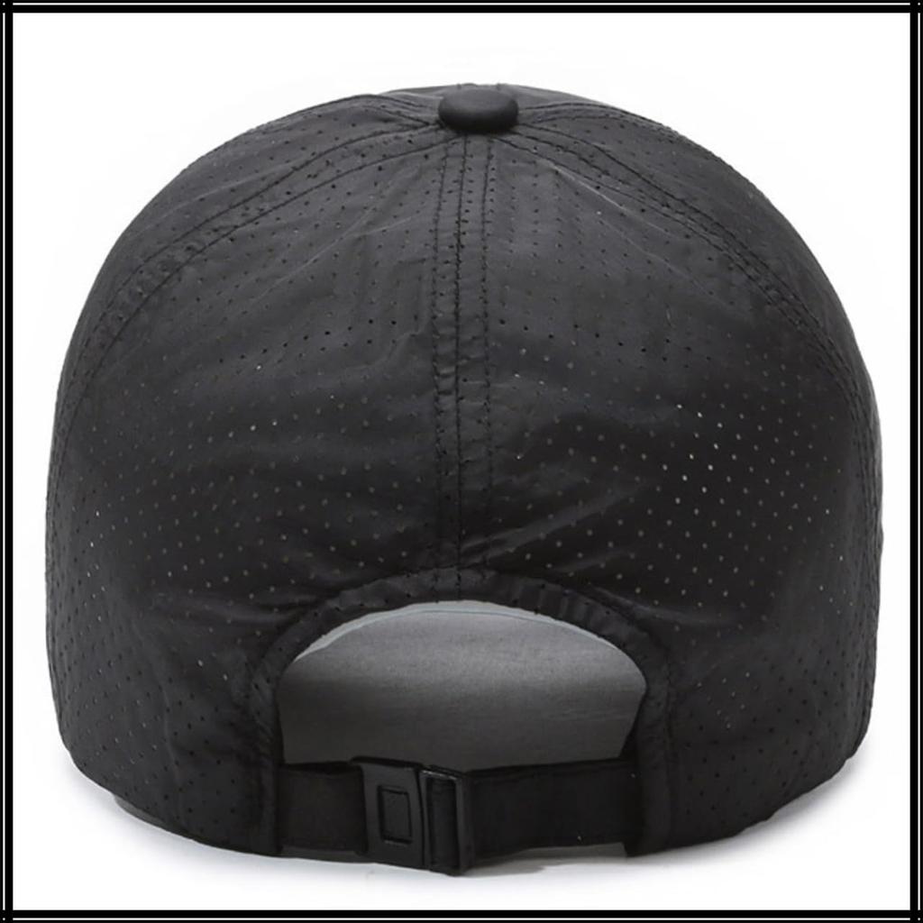 Кепка White Fang Дышащая Защита от солнца Бег Спорт На открытом воздухе Мужчины Женщины CZA081 (черный)