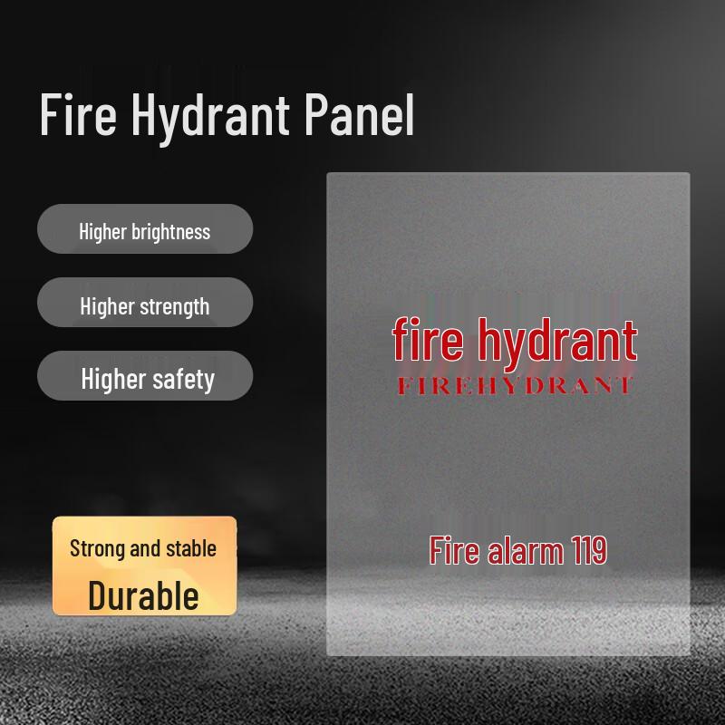Acrylic & Aluminum-Plastic Fire Hydrant/Extinguisher Box Door Panels
