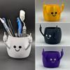 Держатель для карандашей на средний палец, настольный органайзер, забавная чашка для ручек, держатель для кистей для макияжа, уникальный настольный орган для творчества