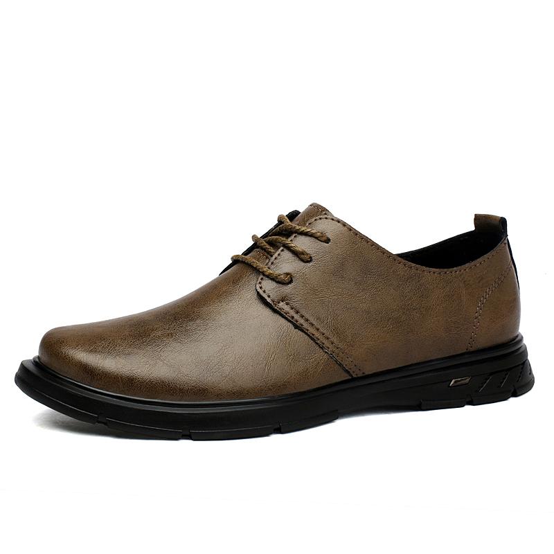 Высококачественные брендовые мужские туфли из натуральной кожи, офисные деловые туфли на шнуровке, мужская официальная обувь, рабочая обувь для поездок на работу, бесплатная доставка