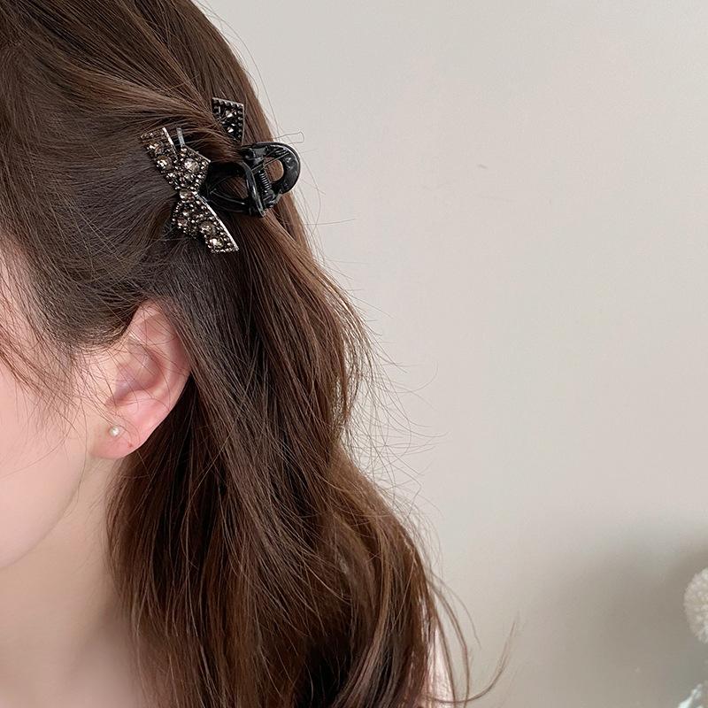 2 шт. блестящие заколки-краб для волос принцесса головной убор в форме банта для девочек 2000 года женские головные уборы