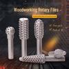 Набор из 5 вращающихся напильников и шлифовальных головок для резьбы по дереву