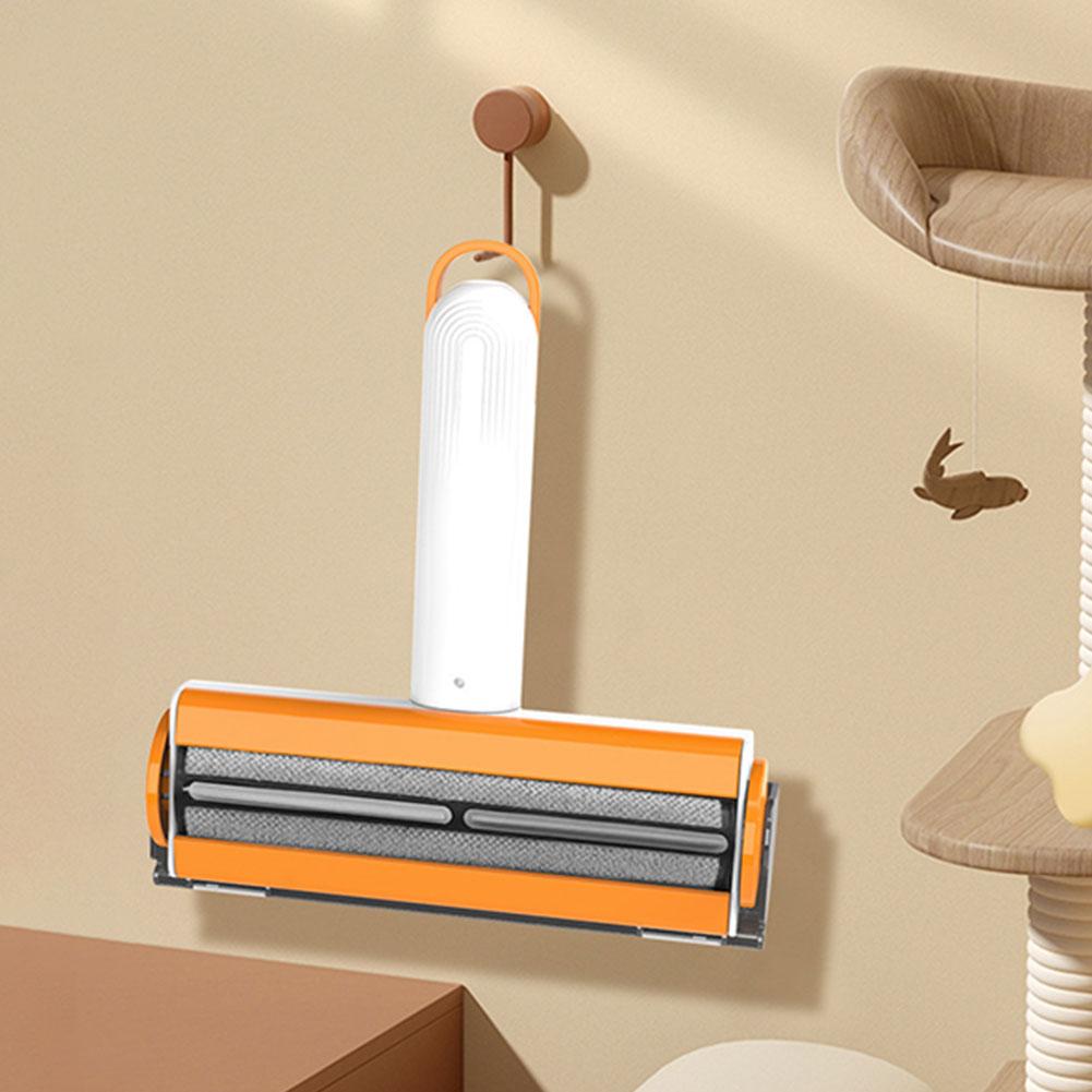 Роликовый многоразовый инструмент для удаления шерсти домашних животных, портативный валик для удаления шерсти с ящиком для хранения волос для дивана, ковра, покрывала