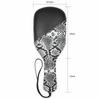 Double Layer Leather Black White Spanking Paddle  Fetish Paddles
