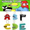 Alphabet Lore Soft Plush Toy Keychain Pendant Stuffed Doll Xmas Birthday Gift