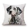 Джек Рассел Йоркшир Лабрадор Такса Пудель Далматин Домашний Питомец Собака Постер Искусство Наволочка Подушка,(2)