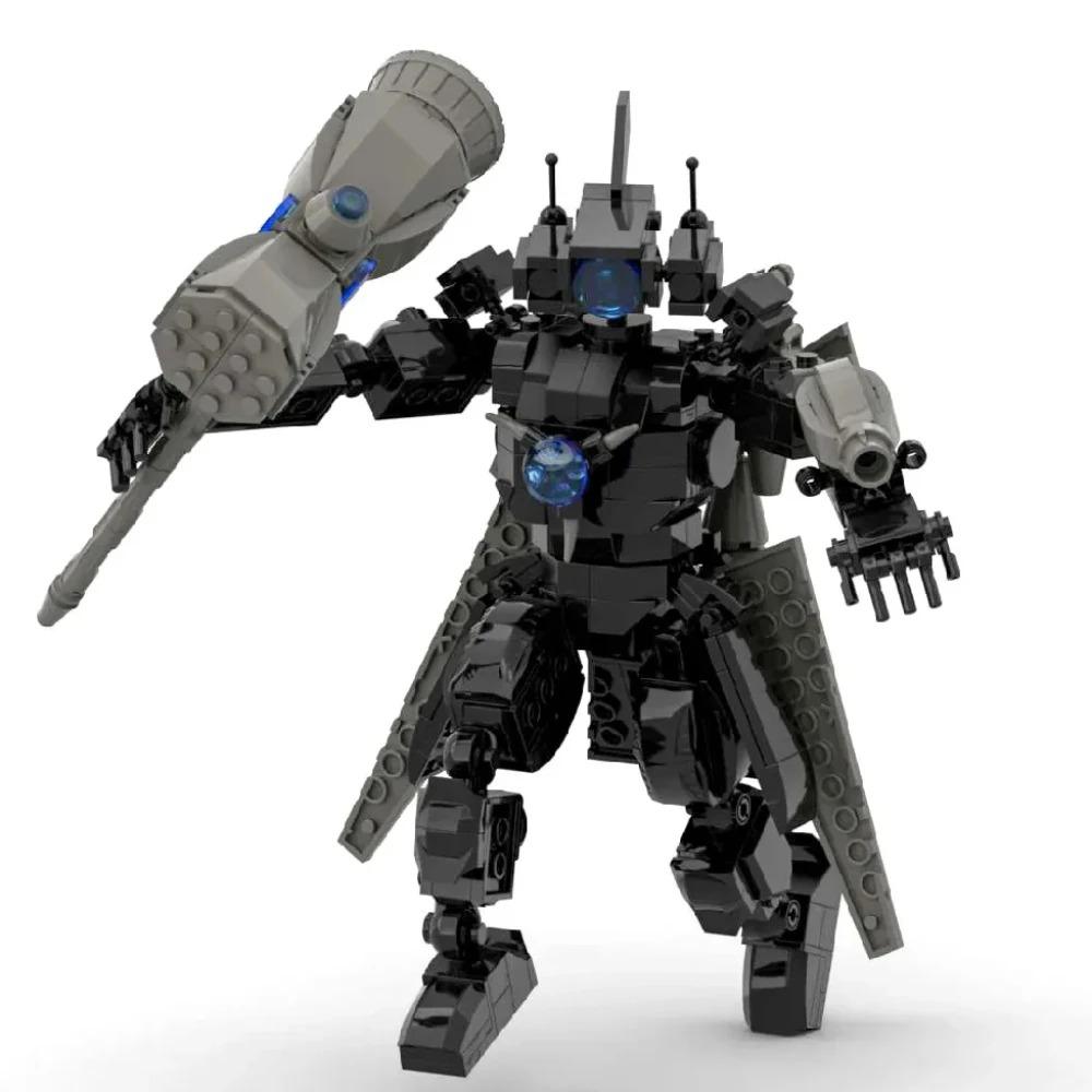 Модель Фигурки MOC Титан Спикермен Кэмермен Из Смешных Аниме Видео:Для LEGO Skibidi Туалет, 444 шт., строительные блоки, игрушки