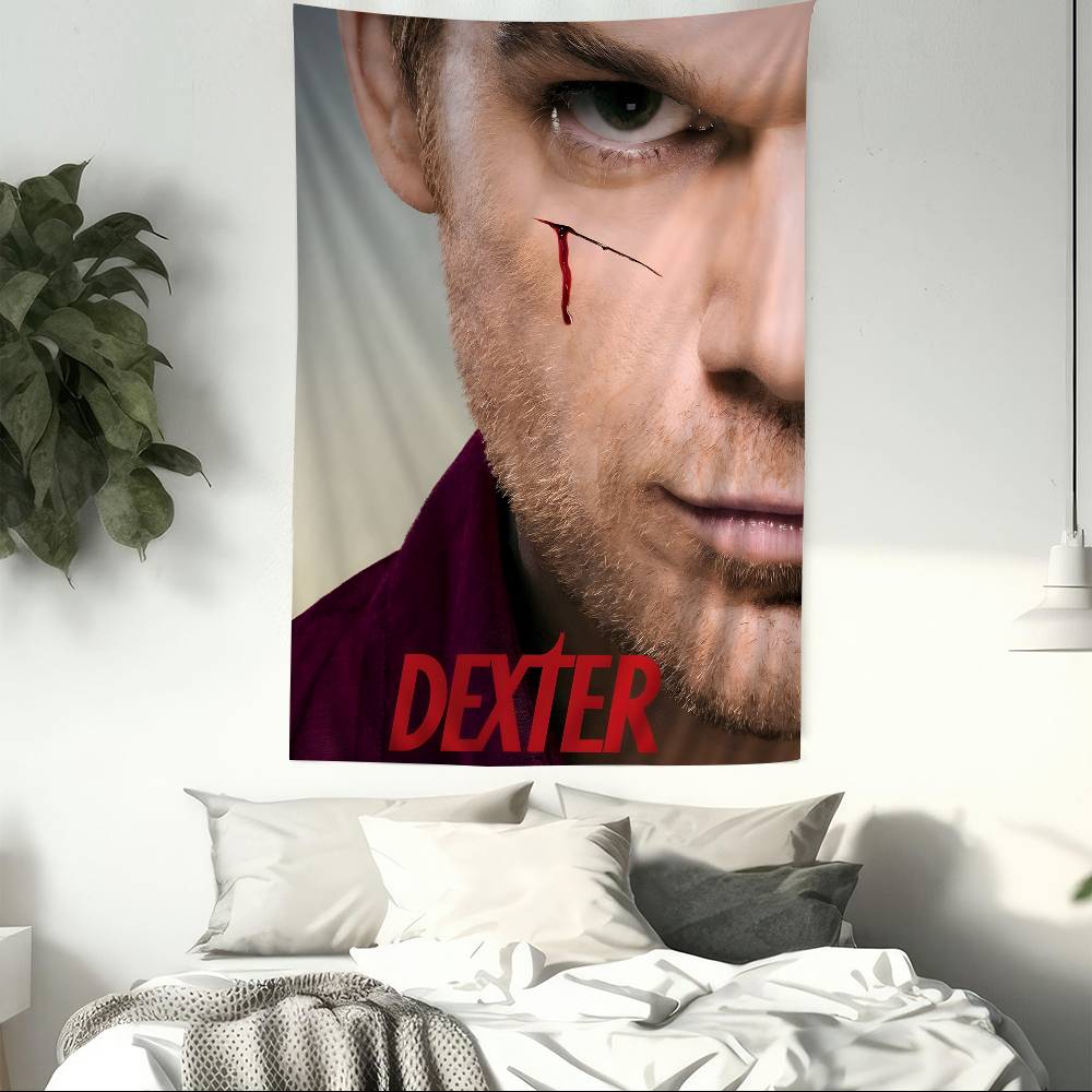 DDexter Michael CHall Классический ТВ Мультфильм Гобелен Бохо Настенные Гобелены Мандала Домашний Декор