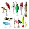 12 шт. рыболовные приманки аксессуары искусственные приманки воблеры