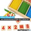 MATHEMATIX Счетные палочки Деревянные счетные палочки Математическая обучающая игрушка для изучения чисел