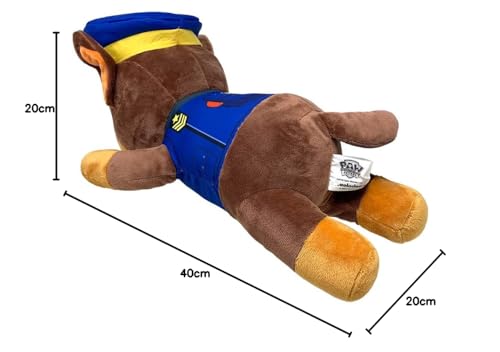 Супер большая плюшевая игрушка Щенячий патруль, примерно 40 см, лежачая, очень большая, официальный мерч (гнаться)