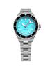 FreeDiver Sapphire Stainless Steel Ice Blue Dial Quartz RTFL807 200M Women's Watch