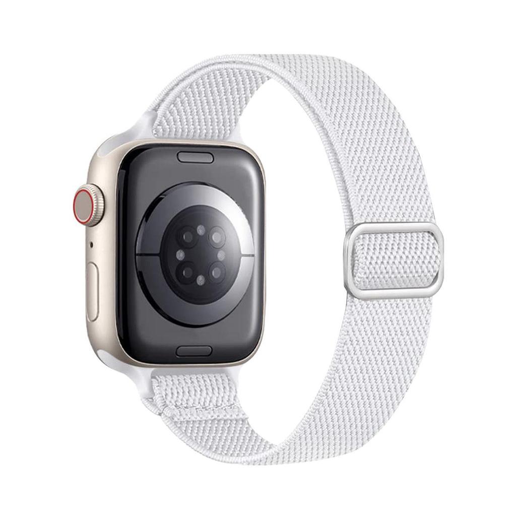 Женский нейлоновый эластичный ремешок для Apple Watch SE87654 - Подходит для маленького запястья, ремешок Ultra