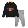 Children Clothes Powerpuff Girls Anime Hoodie Fleece Sweatshirt 2pcs Pullover+pants Sport Hooded Sets Girl Outfit Boy Clothing
