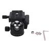 35mm Low Profile Tripod Ball Head with Aluminum Alloy Panoramic Quick Release Plate for Monopod DSLR Camcorder